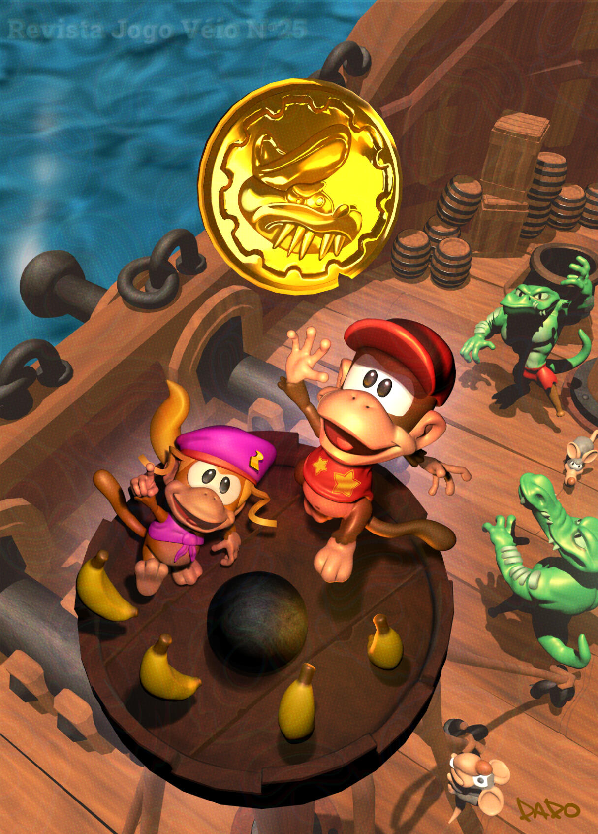 Revista Jogo Véio nº25 - Donkey Kong Country 2 Revista Jogo Véio nº25 - Donkey Kong Country 2