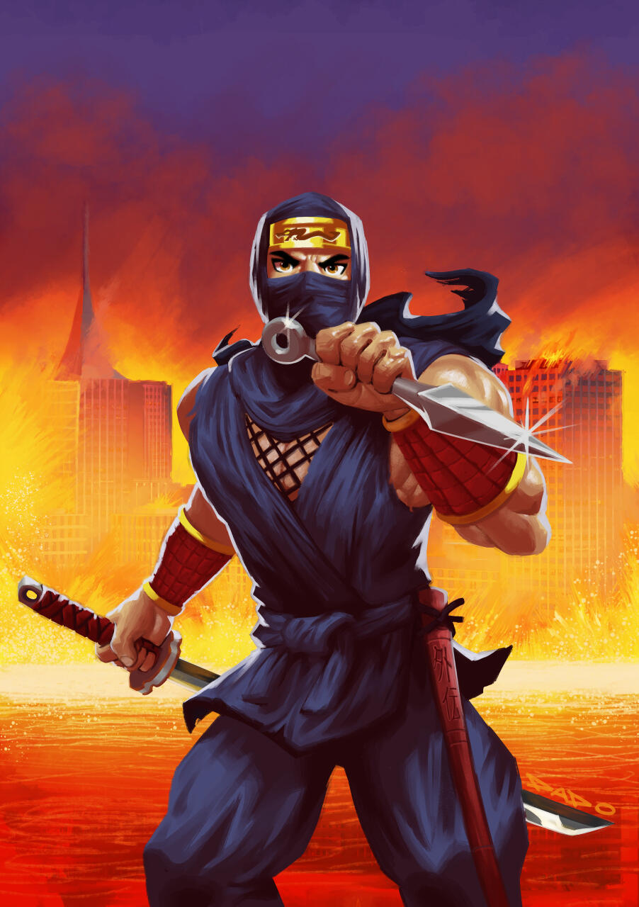 Ninja Gaiden for Magazine Cover