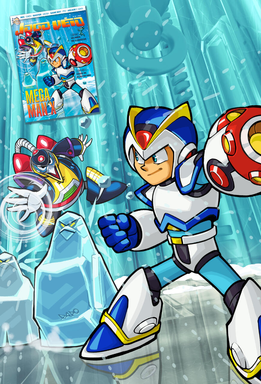 Megaman X for Magazine Cover Megaman X for Magazine Cover