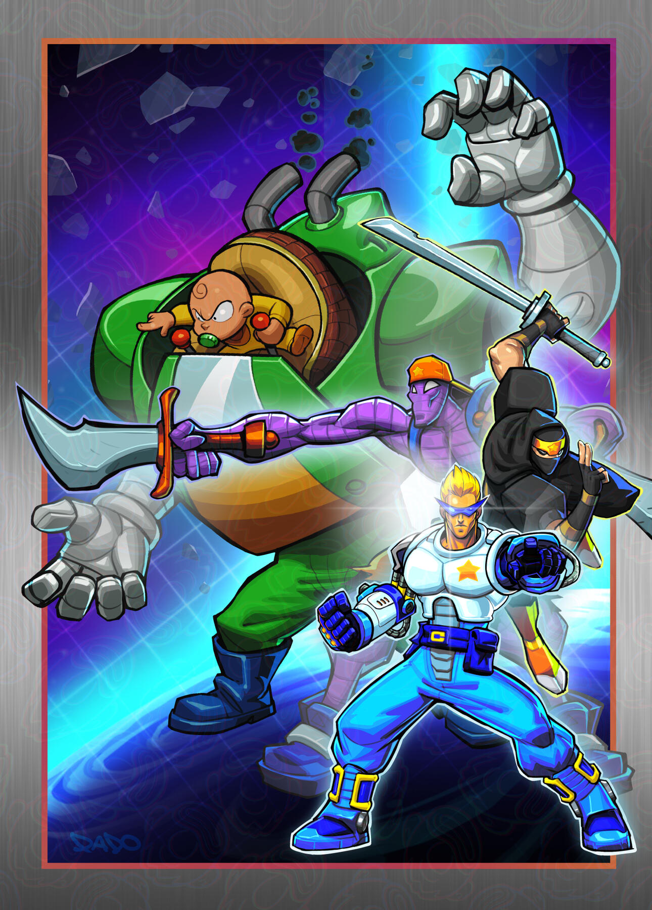 Captain Commando Fanart by DADOtronic